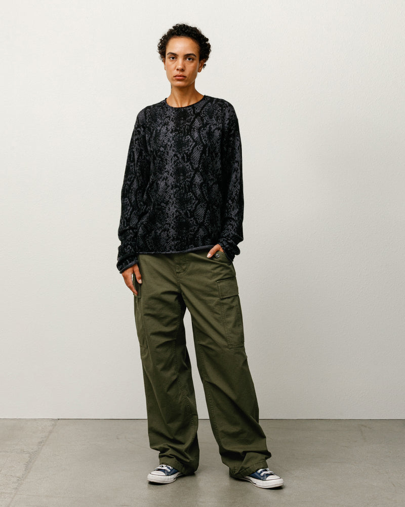 PYTHON KNIT CREW