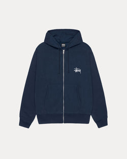 BASIC STÜSSY ZIP HOODIE